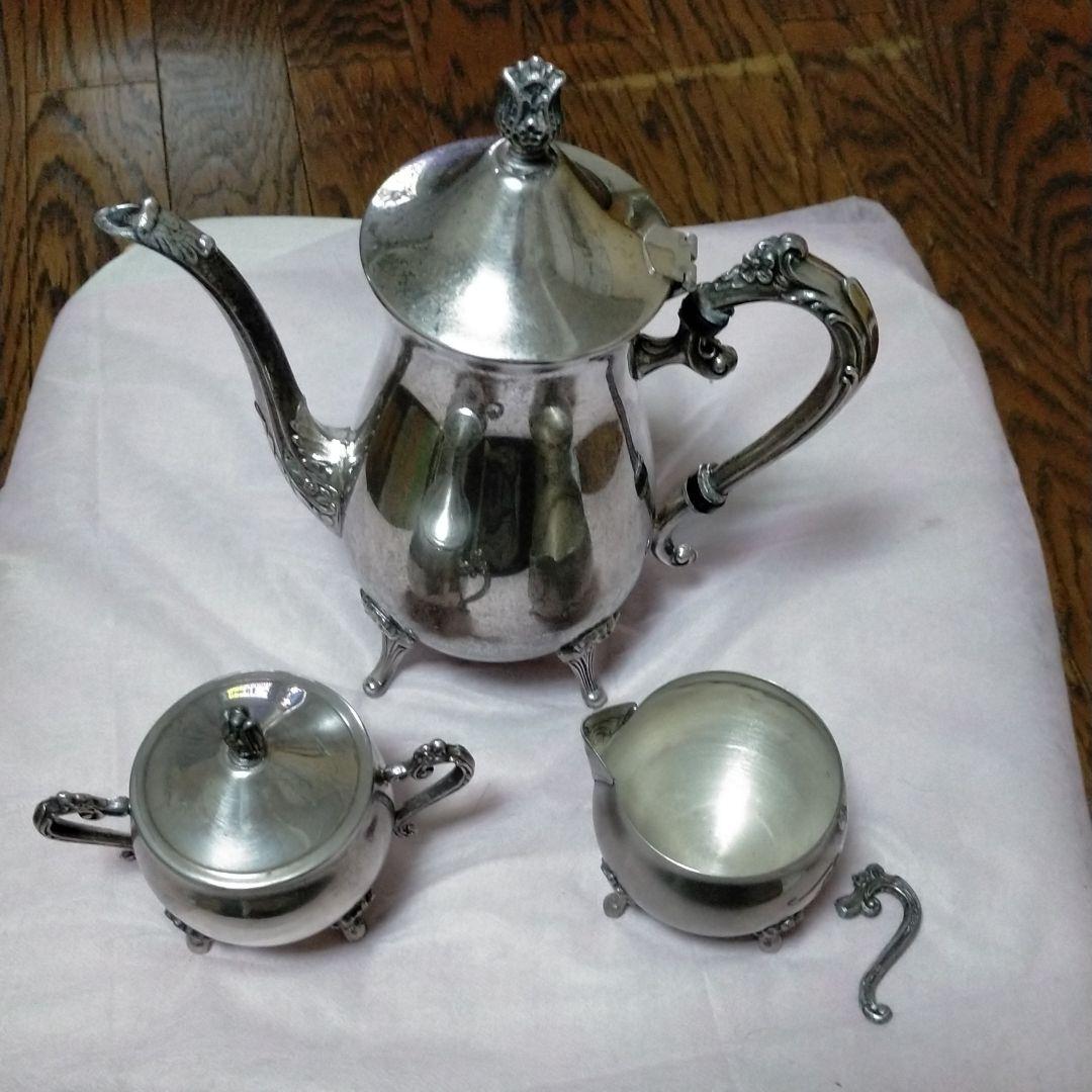 銀ティーセット　アンティーク