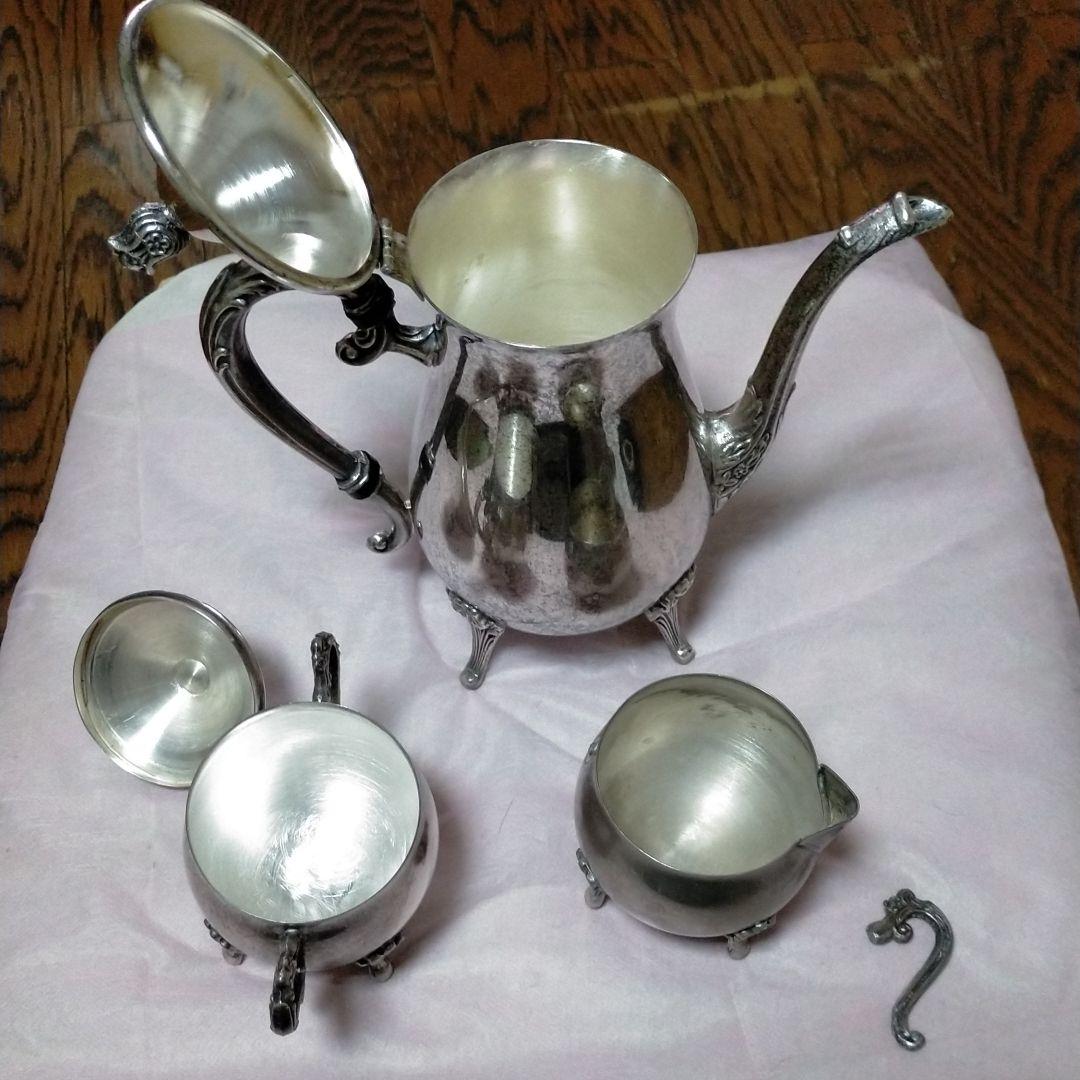 銀ティーセット　アンティーク