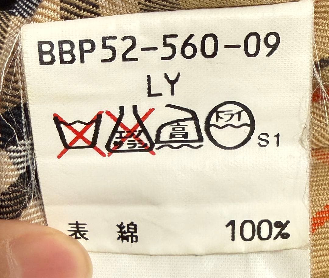 Burberrys バーバリー スイングトップ ノバチェック 黒 LY 三陽商会