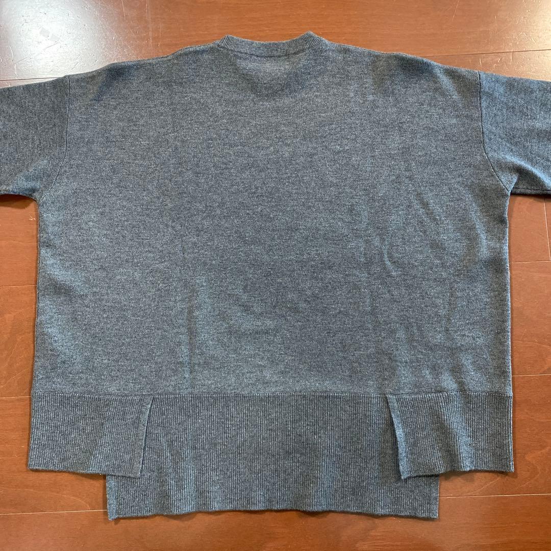 【未使用品】ENFÖLD キャッシュタッチ　長袖ニットセーター 38 グレー
