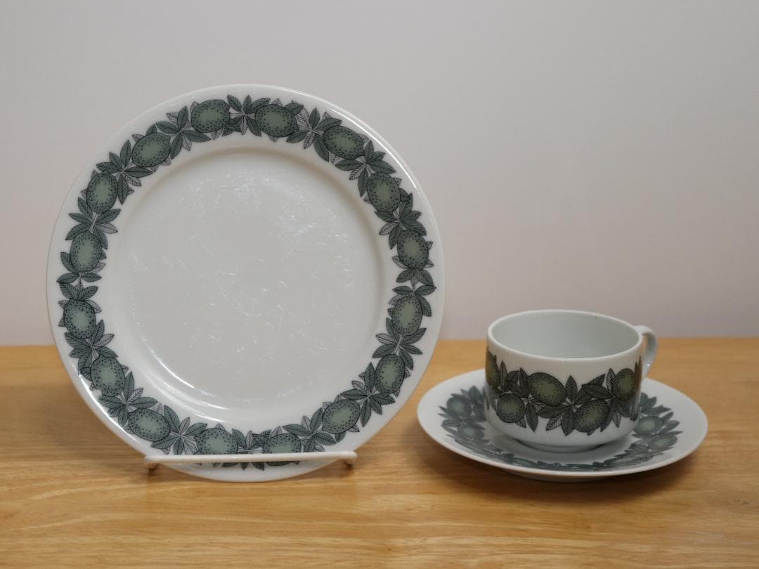 ARABIA シトラス Citrus　トリオ1客セット 北欧ヴィンテージ