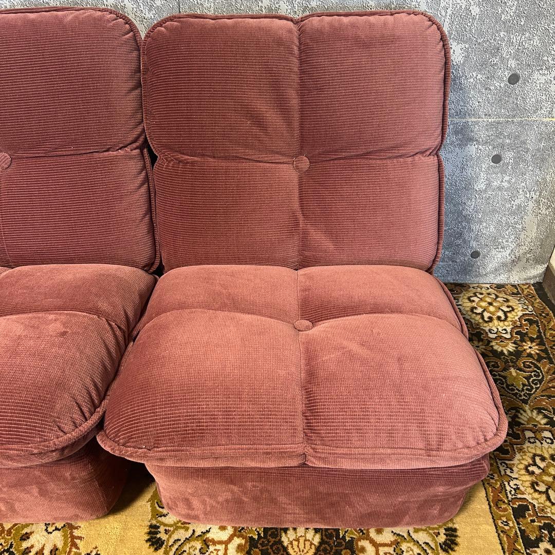 ꧁レトロ家具꧂5Pローソファセット アーム 肘置き 肘掛け いす イス 椅子