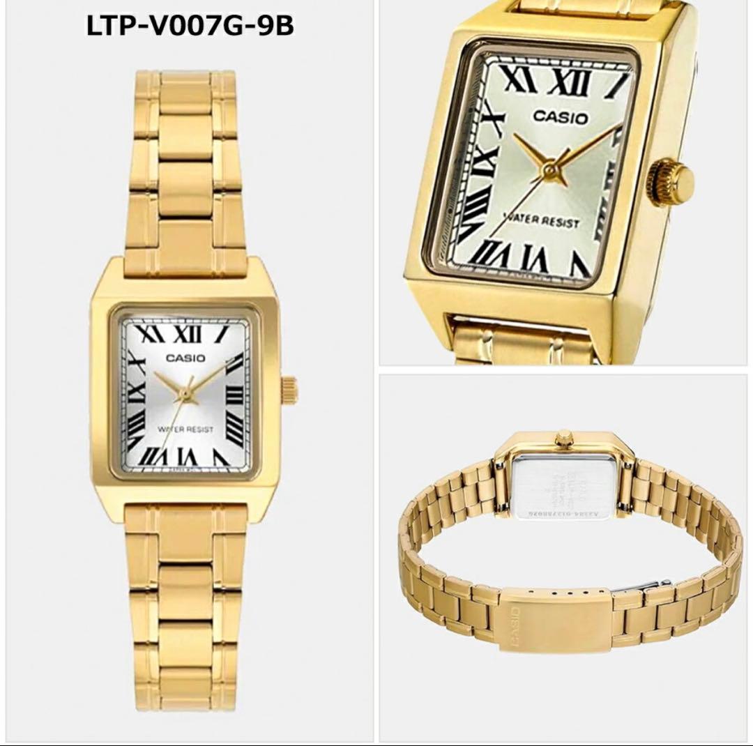 CASIO カシオ　LTP-V007G-9B ゴールド　腕時計　レディース