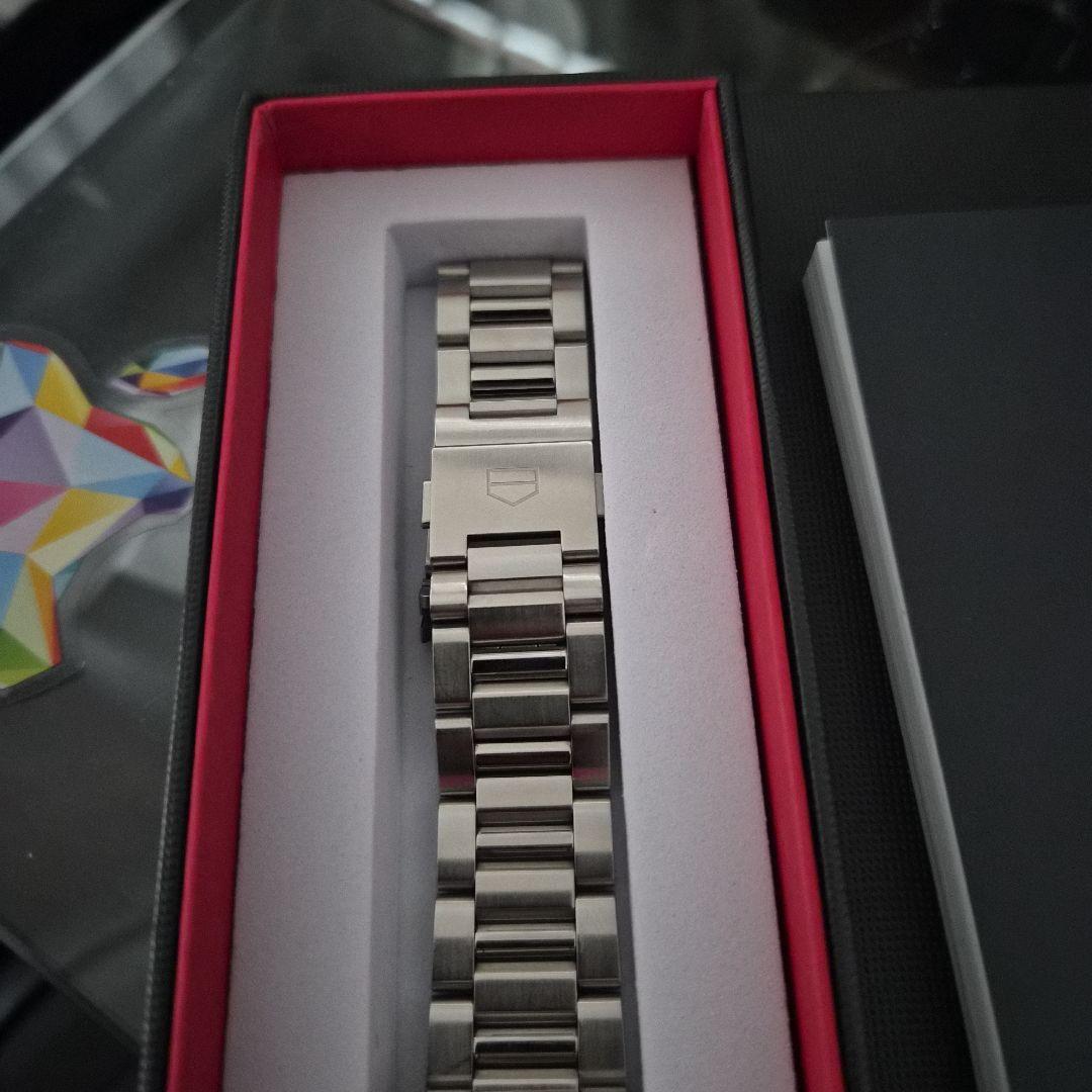 最終値下げTAG Heuer ステンレススチール金属ベルトコネクティッド用