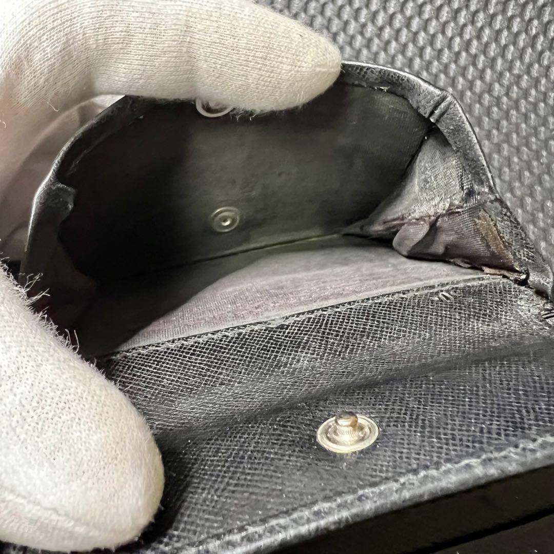 PRADA/プラダ☆コンパクトウォレット☆サフィアーノレザー☆三角ロゴ☆ブラック