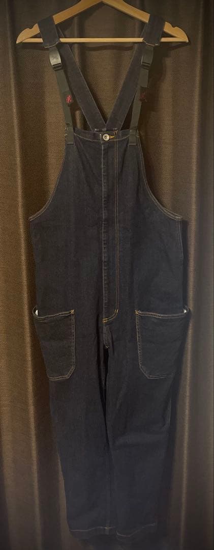 おわいちゃん 美品 グラミチ デニムガーデンサロペット オーバーオール