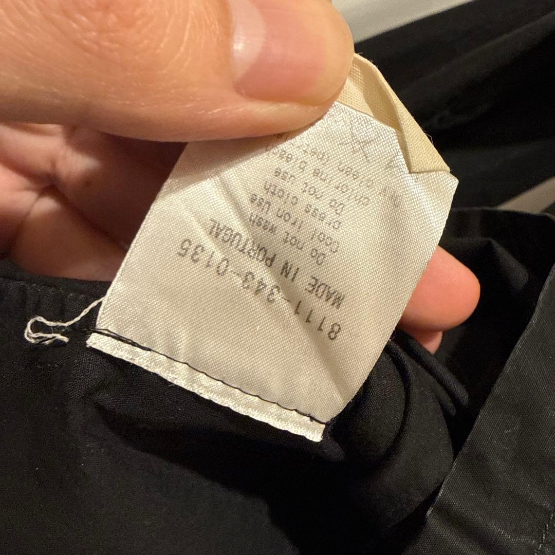 LEMAIRE ブラック 長袖シャツ