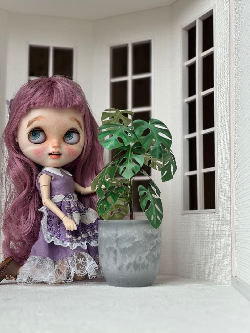 出窓ドールハウス　背景ボード　撮影ボード