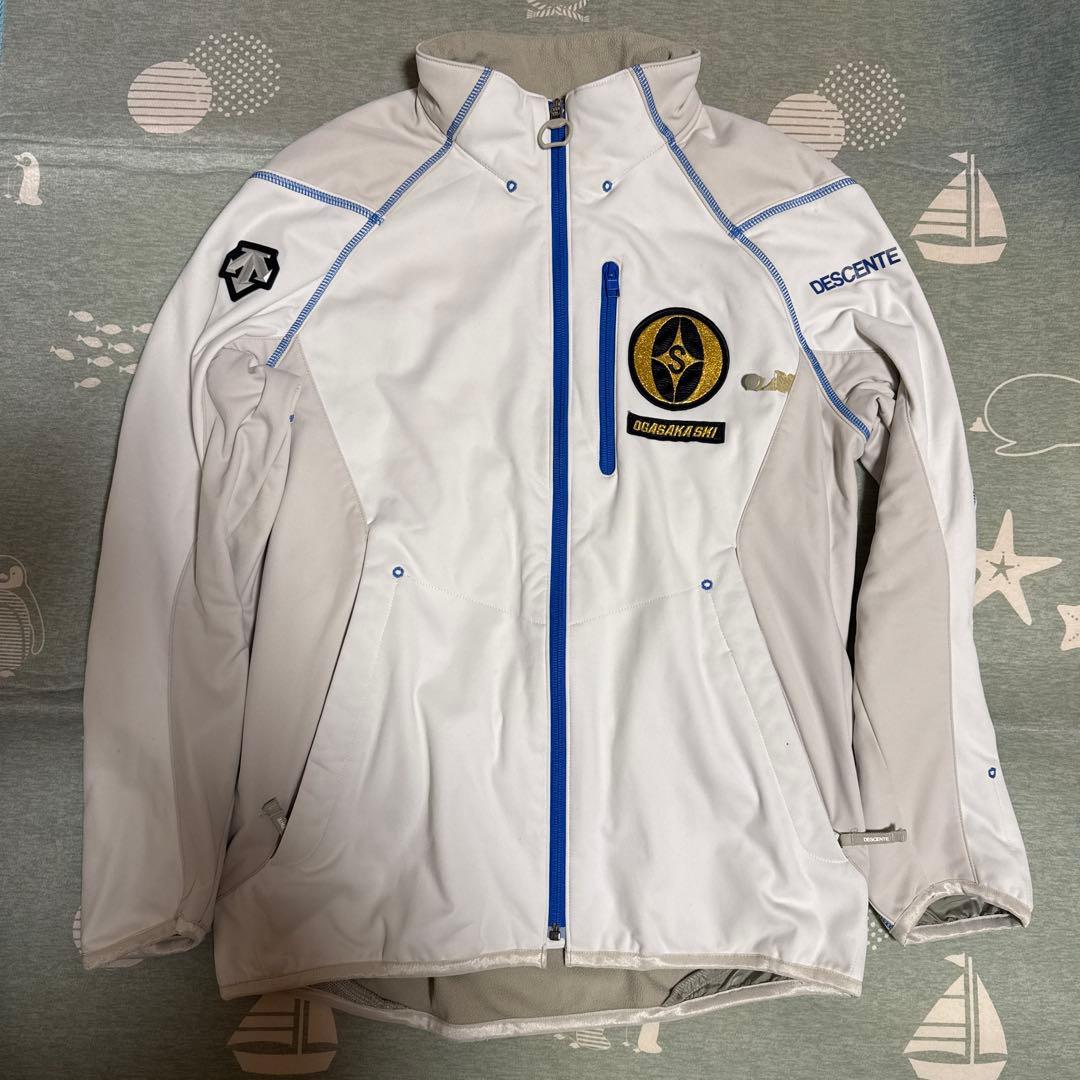 OGASAKA スキーウェア ジャケット Mサイズ ホワイト／ブルー