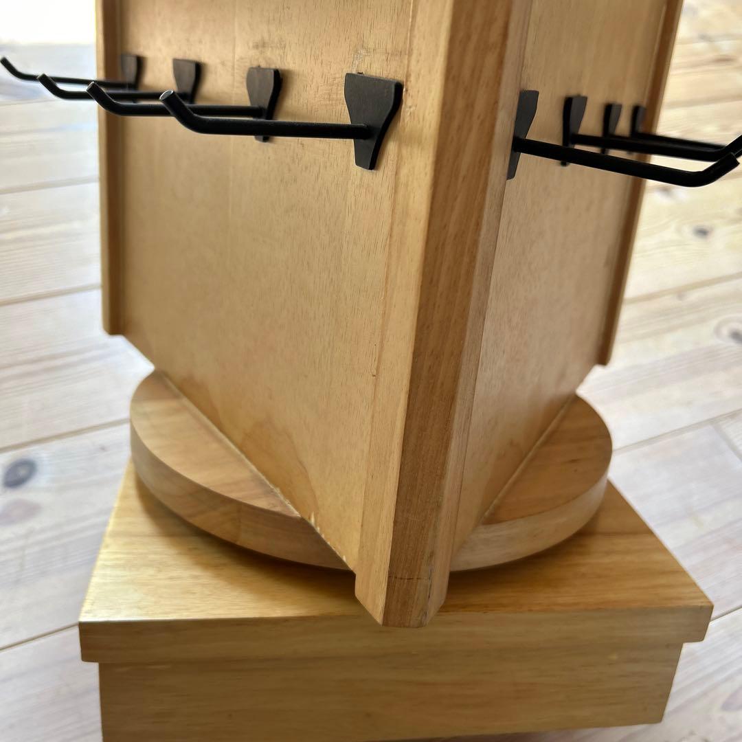 360度回転式　ラック　飾り棚　収納ラック