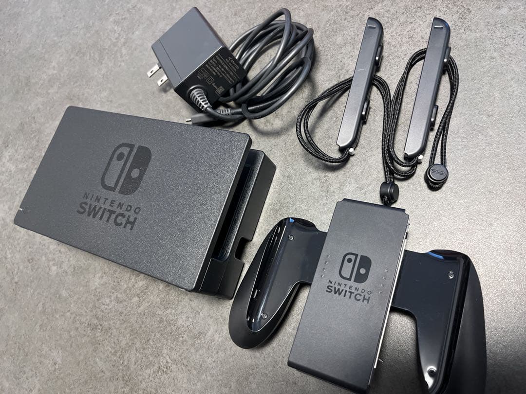 Nintendo Switch 本体 グレー付属品付き＋モンハンライズ