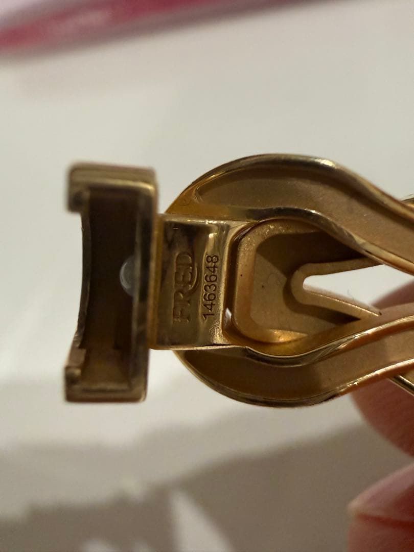 FRED 18kイエローゴールド ブレスレット シャンスアンフィニハーフダイヤ