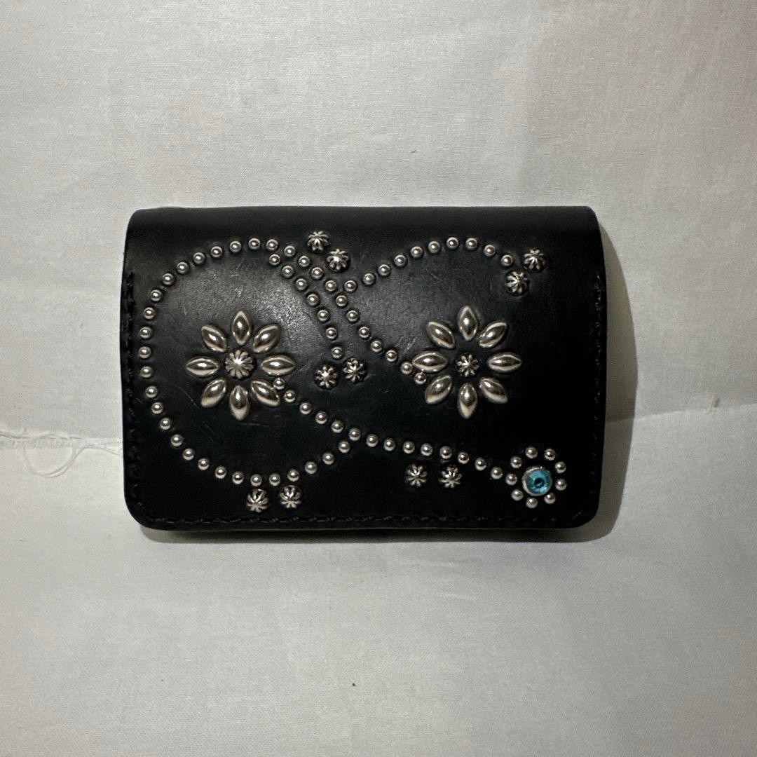 美品ezulakeworksivyarabesqueショートトラッカーウォレット