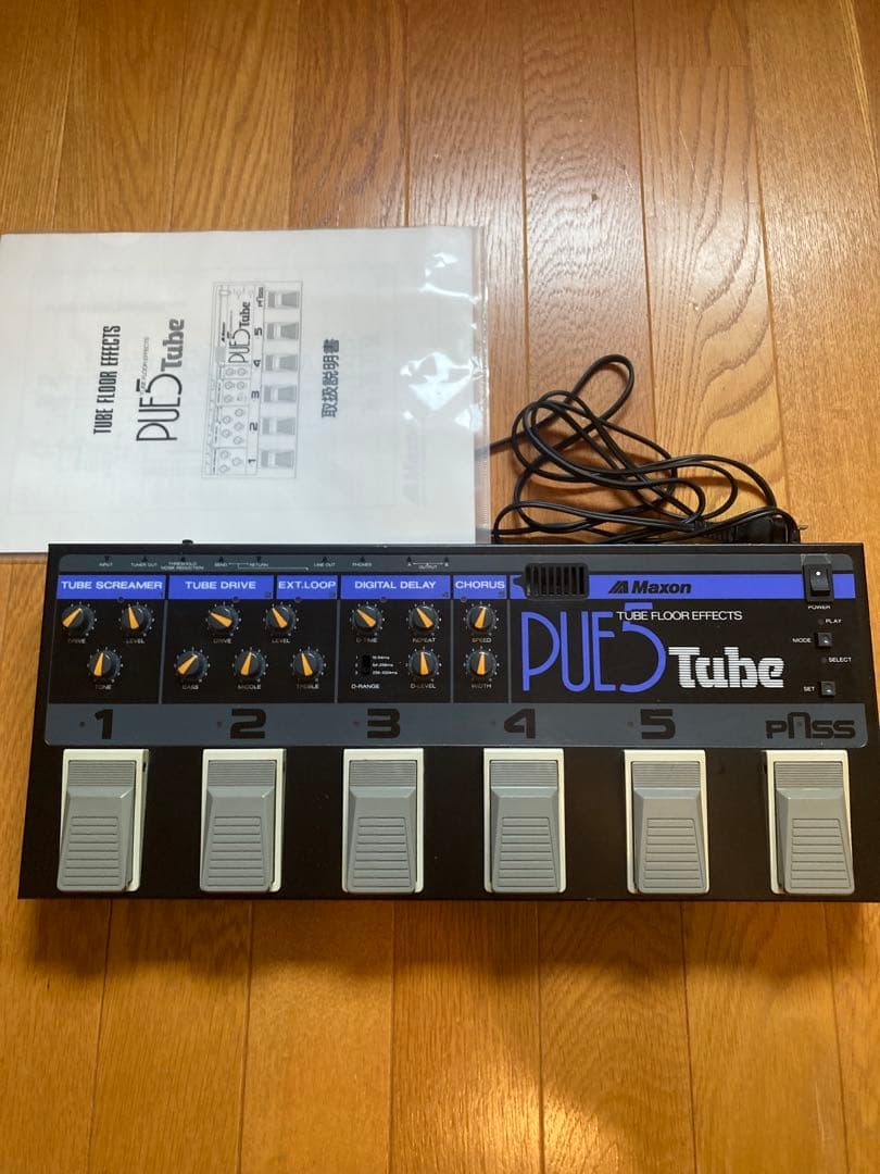 【希少 完動品】Maxon PUE5 Tube ビンテージ マルチエフェクター