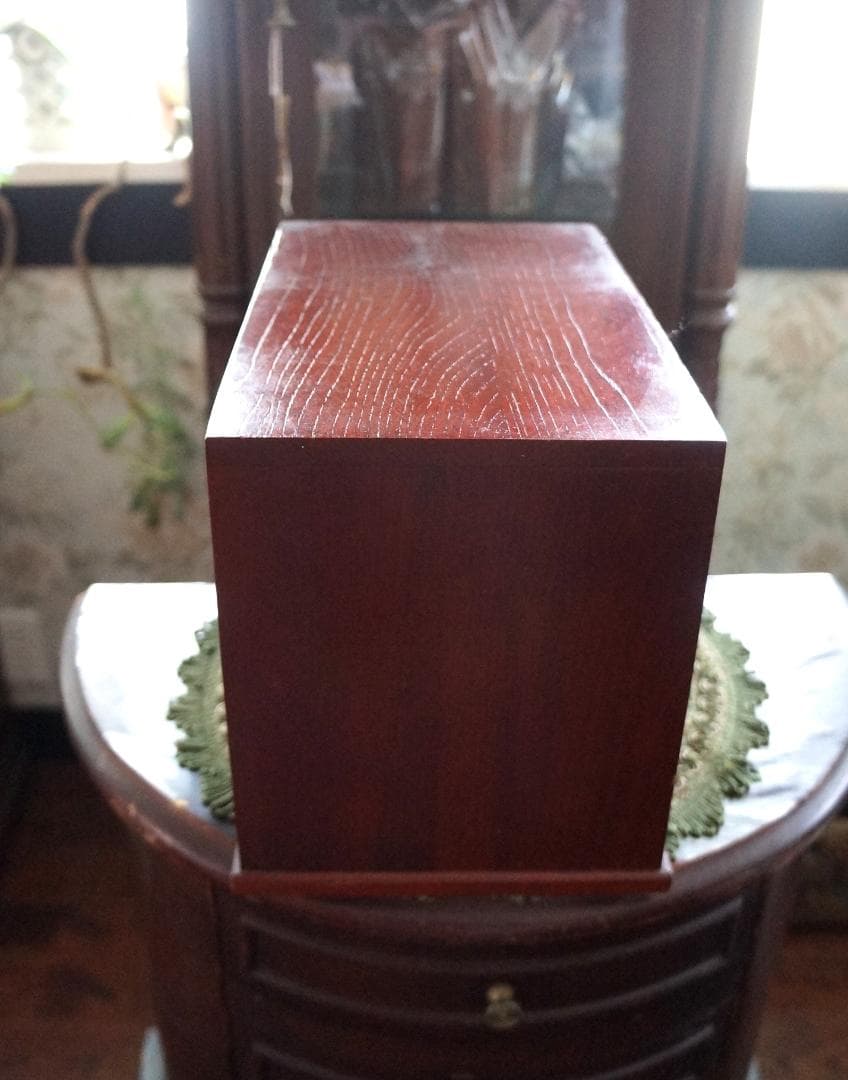 M様ご確認用画像❶昭和レトロ・木製・引き出し・引出し・古道具・2段・小箪笥・木箱