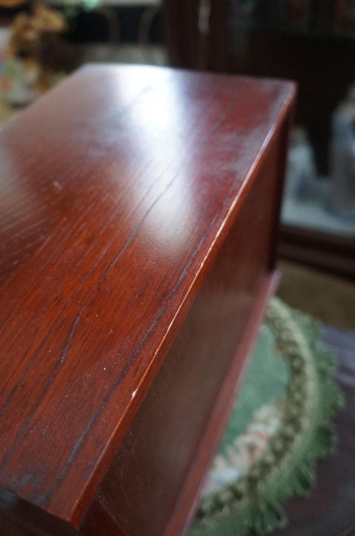 M様ご確認用画像❶昭和レトロ・木製・引き出し・引出し・古道具・2段・小箪笥・木箱