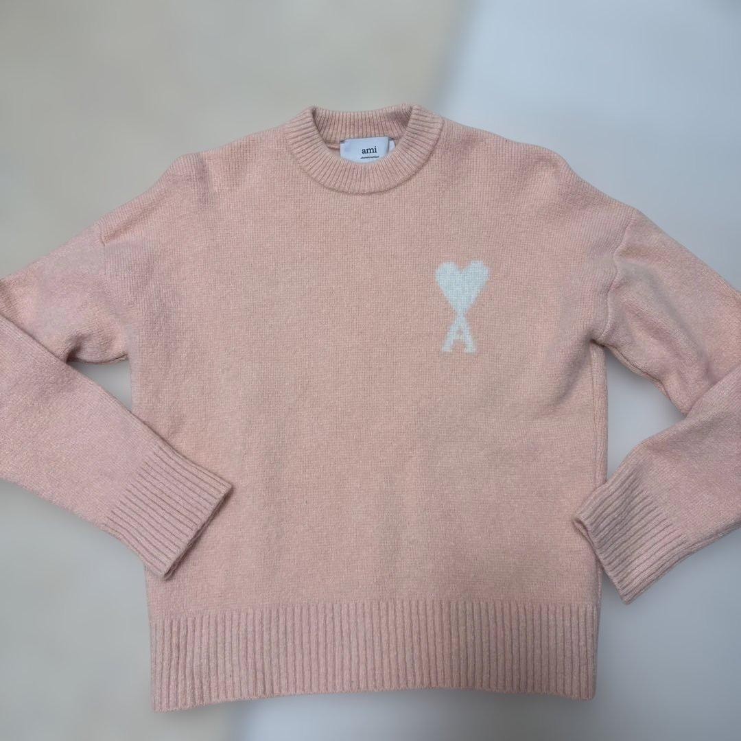 美品☆正規品　ami アミパリス　ピンク　アルパカ　ニット　セーター