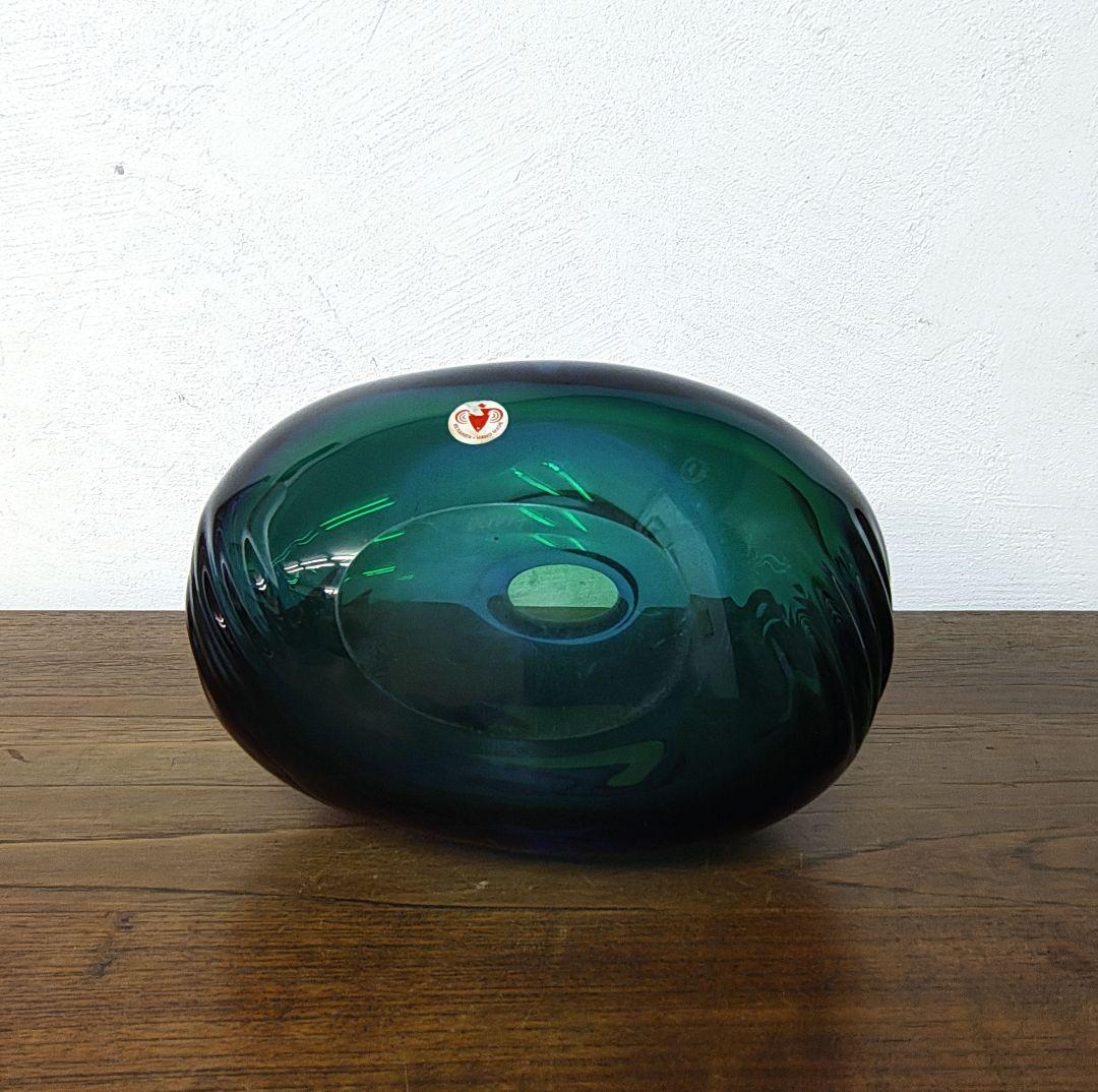 【Beranek】ガラス 花瓶 フラワーベース ミッドセンチュリー