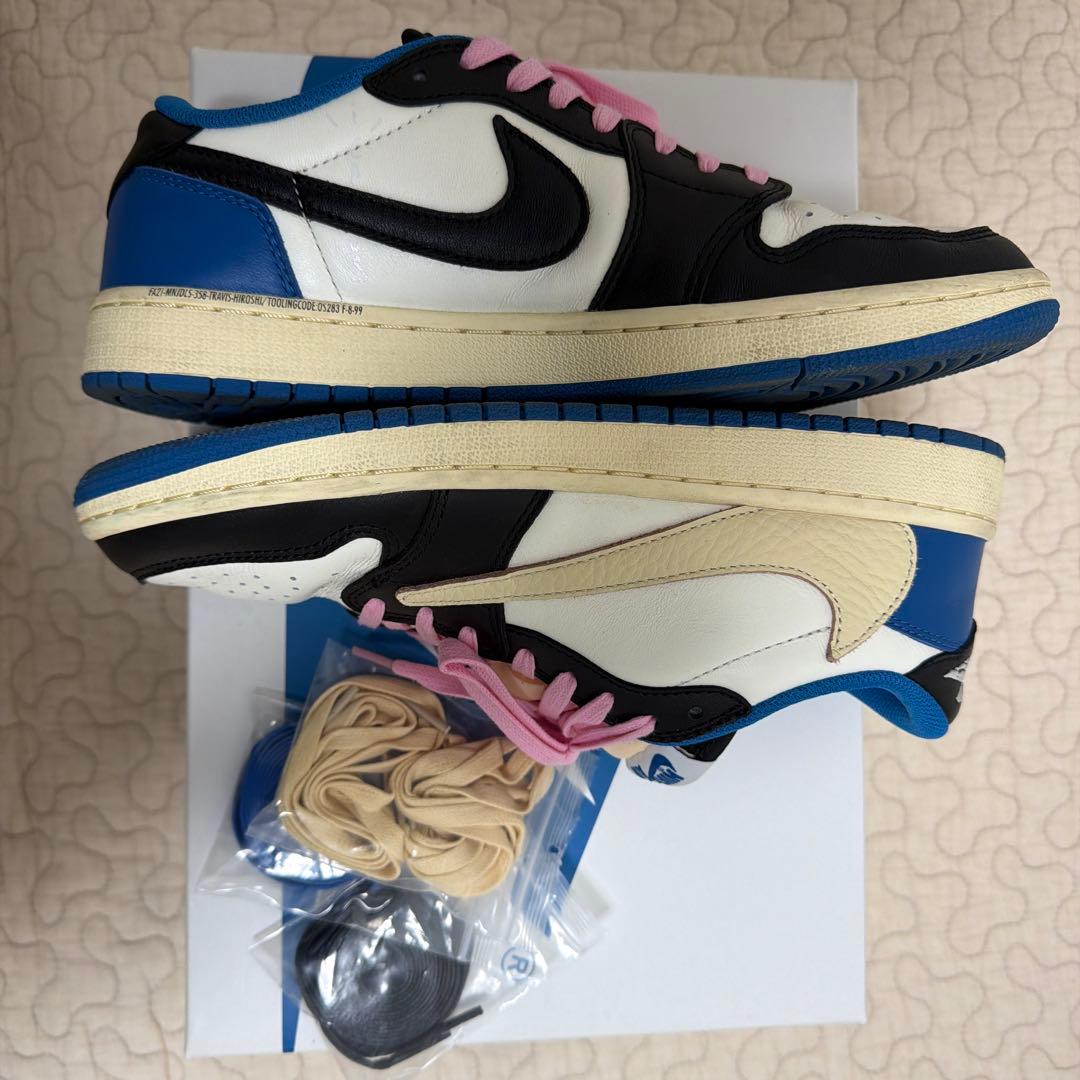 トラヴィススコットxフラグメントx Air Jordan 1 low
