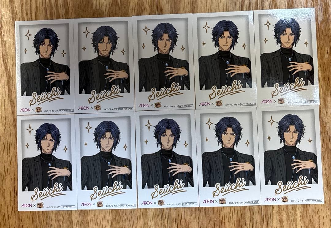 新テニスの王子様　幸村精市　テニプリ　チェキ風カード　イオン　10枚セット　新品