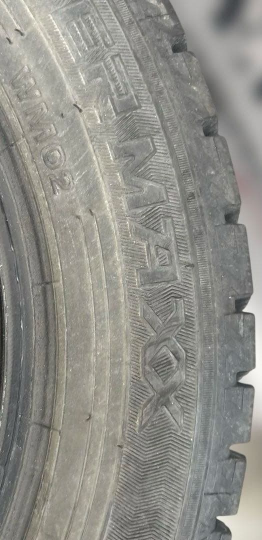 送料無料！155/65R14バリ溝ダンロップスタッドレスタイヤWM02 4本