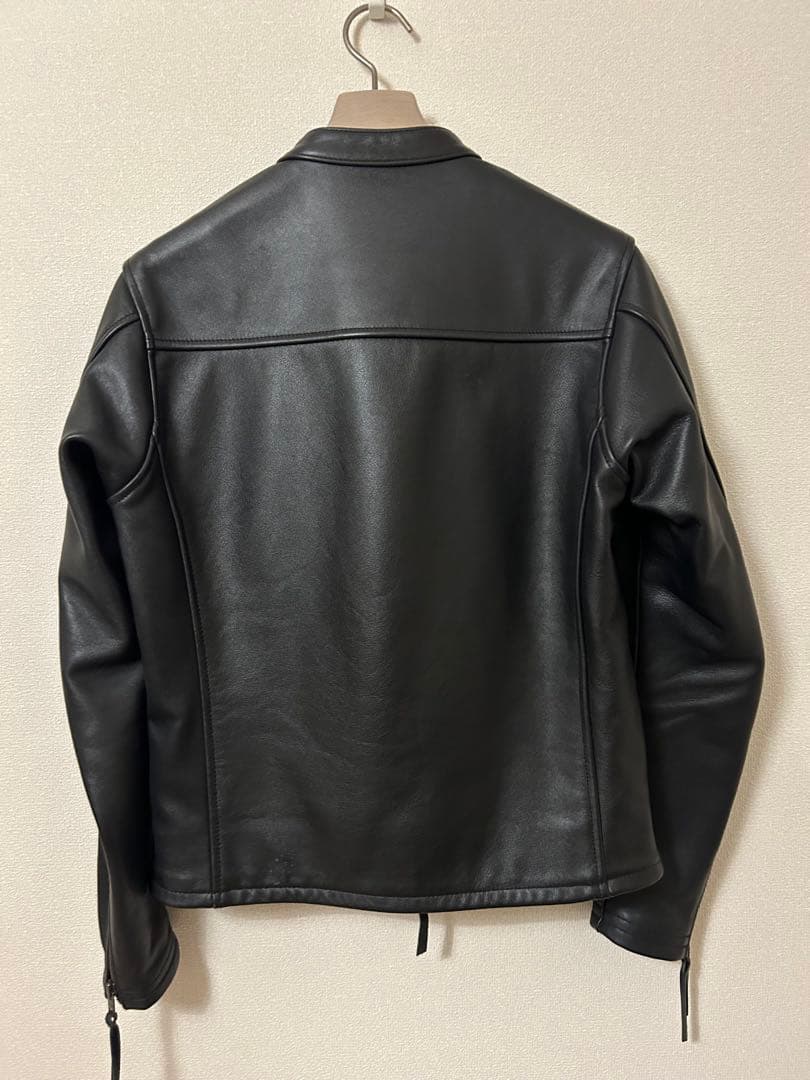 美品⭐︎KADOYA ブラック レザージャケット シングルライダース