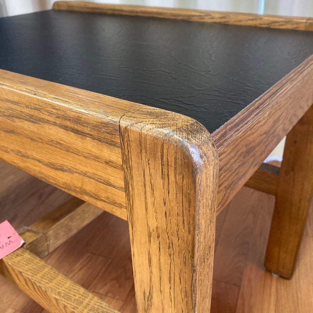 サイドテーブル　木製　ヴィンテージ　テーブル　蚤の市　アンティーク