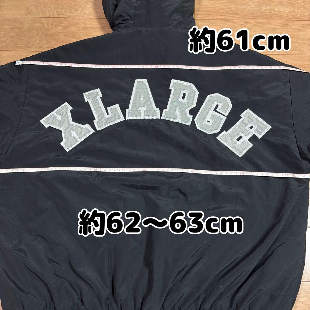 X-LARGE エクストララージ　フード付きジャケット ブラック　黒　Mサイズ