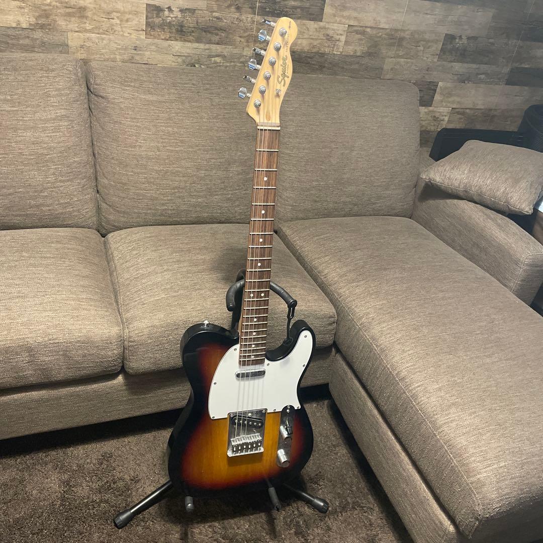 エレキギター サンバースト　Squier
