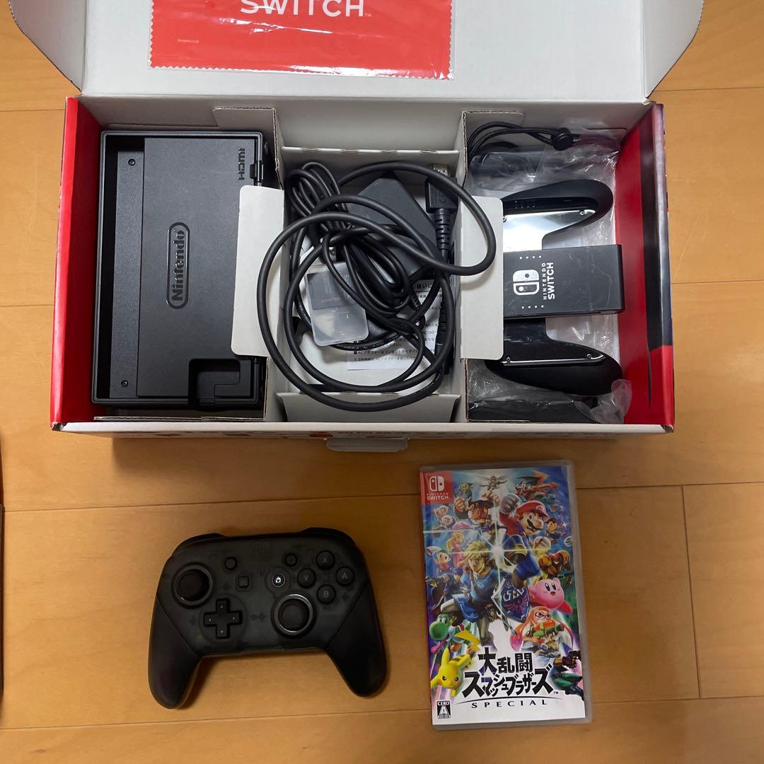 Nintendo Switch 本体 + Proコントローラー + ソフト