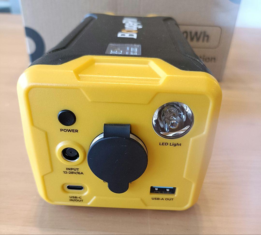 BougeRV ポータブル電源 220Wh シガーソケットAC電源コード付