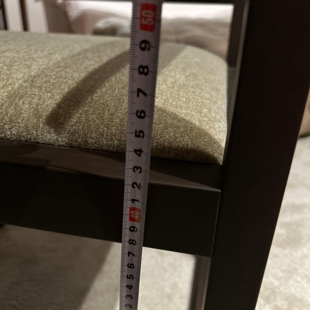 【新古品】AD CORE モダンアームチェア ブラウン 布張り MD-103A