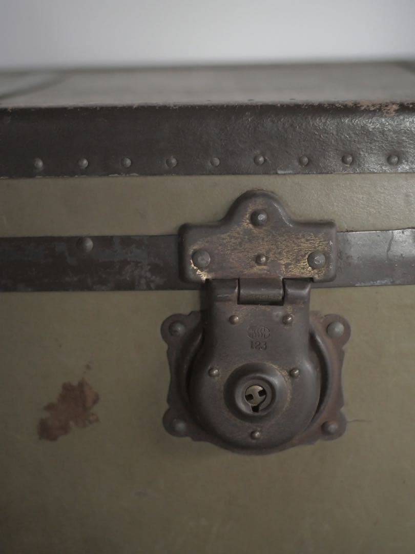 トランクケース　トランク　旅行　鞄　机　古家具　古道具　アンティーク　昭和レトロ