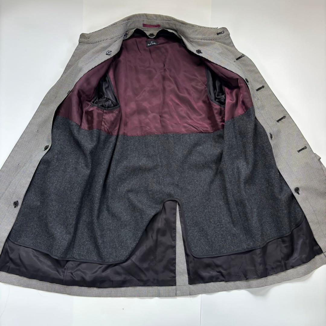 PS Paul Smith カシミヤライナー 千鳥柄 トレンチコート ベルト