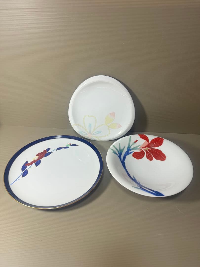 2080 香蘭社　皿　3客　未使用