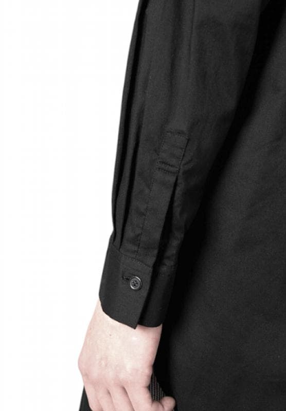 Y's ワイズ　前後アシンメトリー　バックドレープシャツ　ヨウジヤマモト