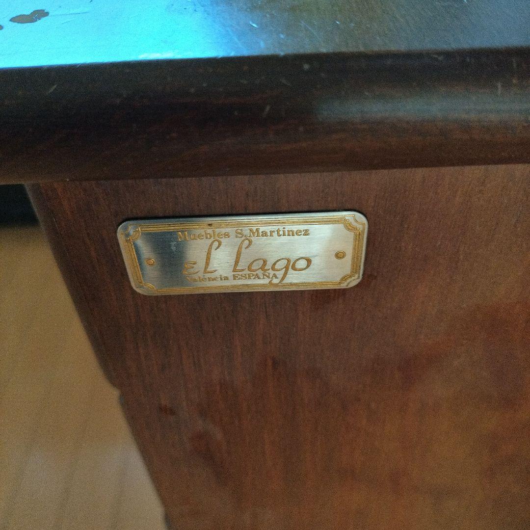 花柄の木製引き出し 9個