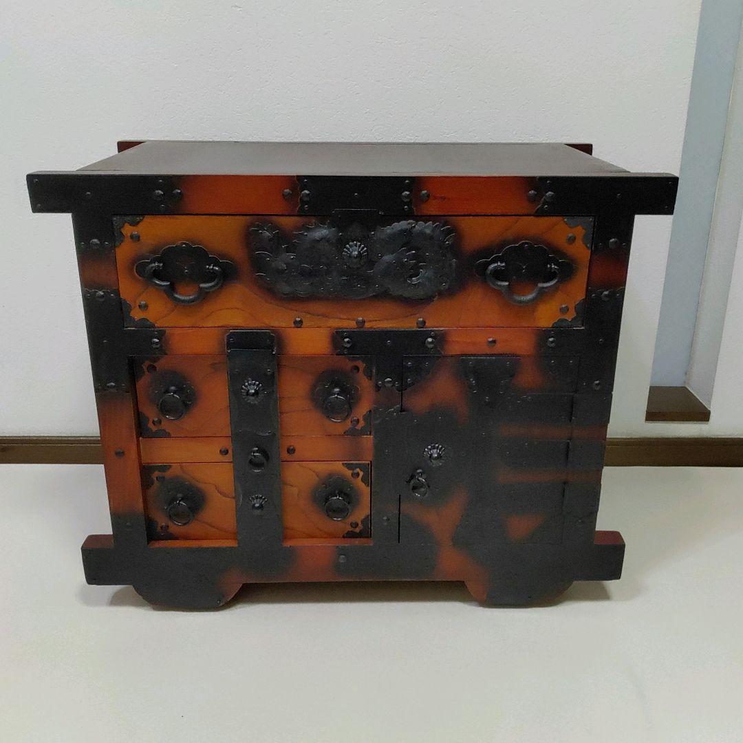 民芸調家具 和箪笥 からくり箪笥 インテリア 昭和レトロ 和 アンティーク ②