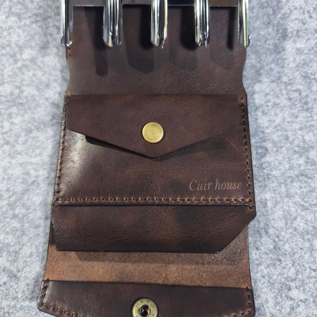 キャッチャー　財布　ハンドメイド　レザー　クラフト