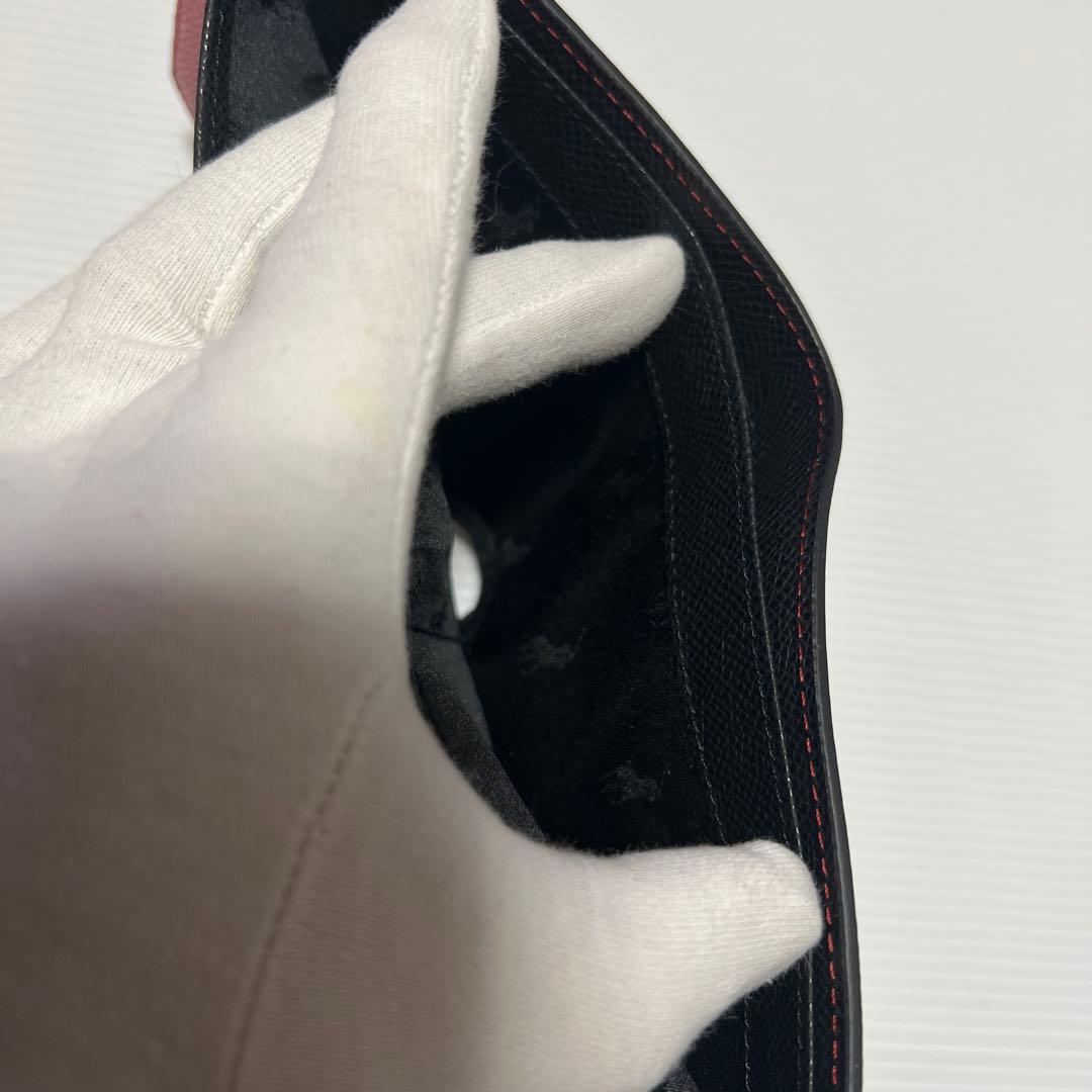 新品 ポロ ラルフローレン 折り財布 お札入れ 小銭入れ ポニー柄あり 黒