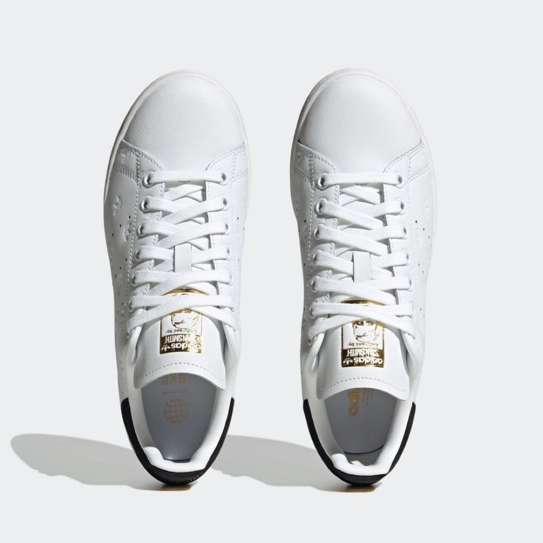 天然皮革✨新品✨【送料無料】スタンスミス 23.5 adidasゴールド　本革