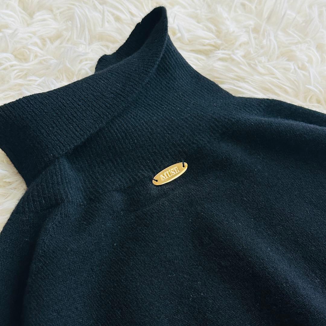 【極美品✨】ドゥーズィエムクラス　capriタートルネックプルオーバー　ブラック