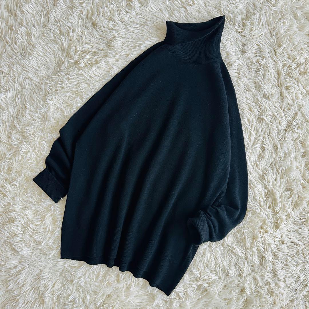 【極美品✨】ドゥーズィエムクラス　capriタートルネックプルオーバー　ブラック