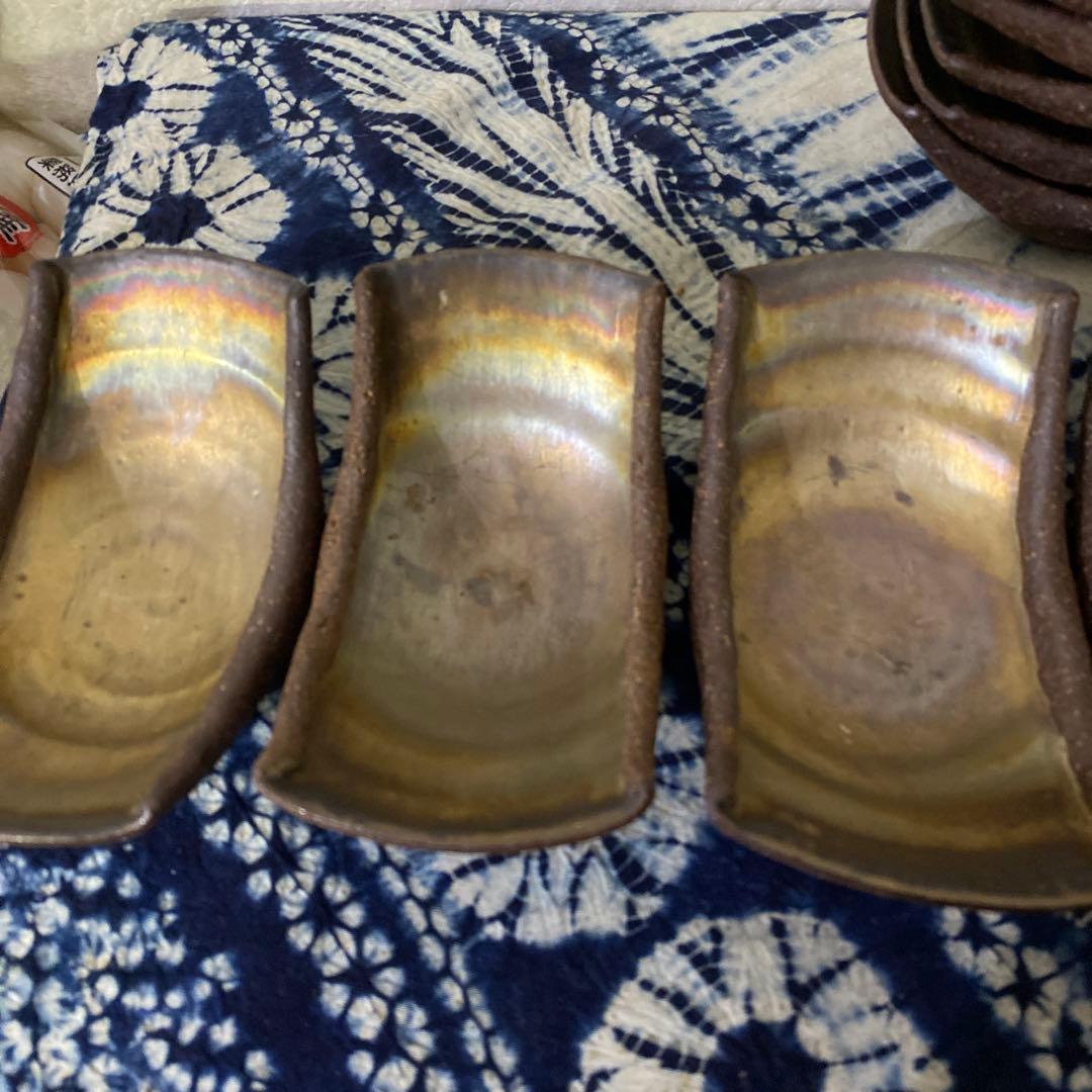 人気作家！　仁平　内銀彩　向付　小鉢　皿　高級和食器