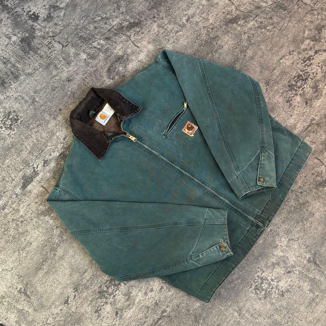 90’s USA製Carhartt カーハートデトロイトジャケットJ43HTG