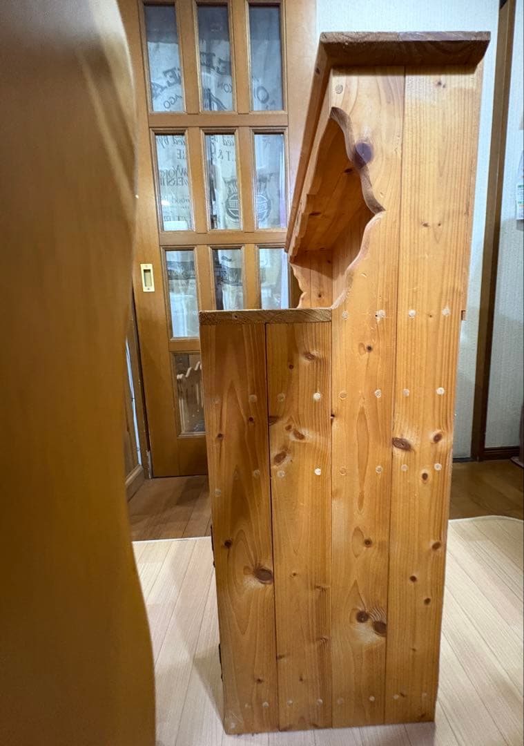 カントリー家具　シェルフ　ハート