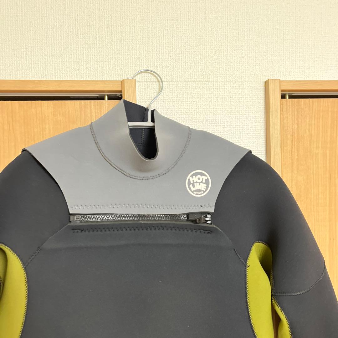 最終値下　HOTLINE フルスーツ ブラック/グレー/グリーン　ML