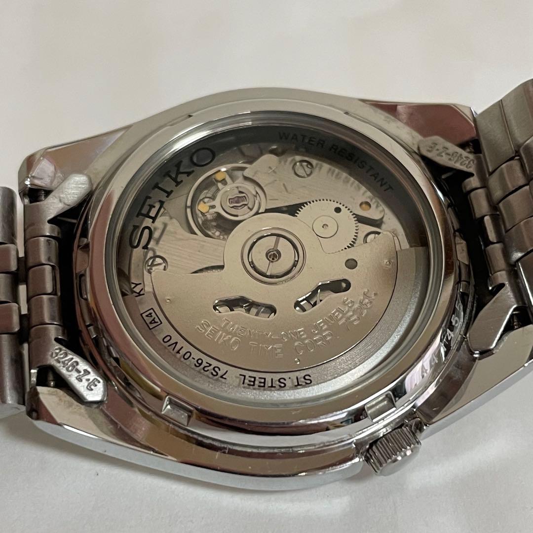 SEIKO5 7S26-01V0 裏スケ 自動巻き