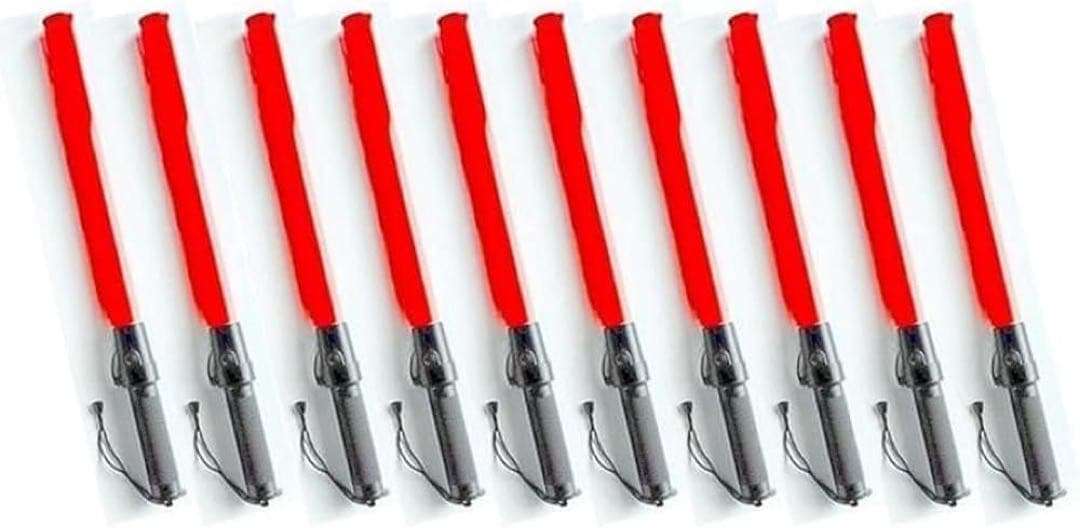 10本セット【抜群の明るさ!!】防滴タイプ 高輝度LED誘導灯 誘導棒 ◇