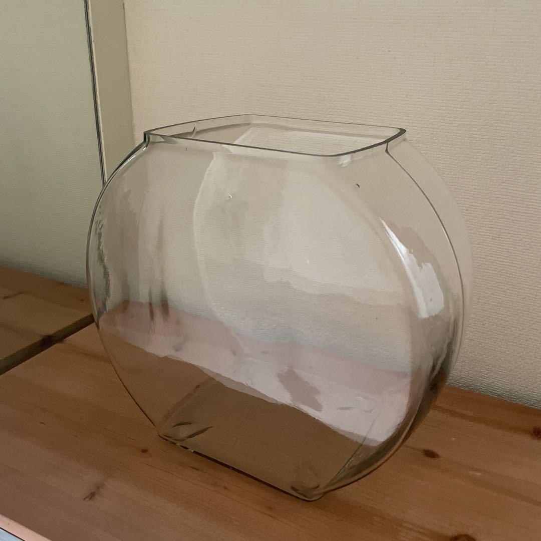 ガラス　金魚鉢　昭和レトロ